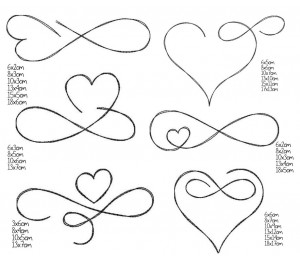 ADVENTSKALENDER 3. Dezember: Stickserie - Unendliche Liebe Doodle